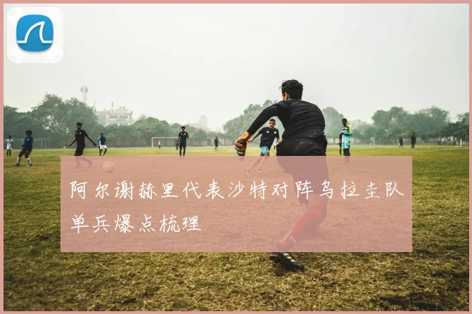 阿尔谢赫里代表沙特对阵乌拉圭队单兵爆点梳理
