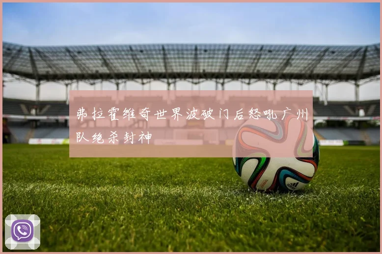 弗拉霍维奇世界波破门后怒吼广州队绝杀封神
